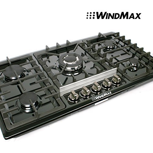 Windmax Euro Style 30inch 5 Burners Built in Natural Gas Cooktop LPG Gas Hob Cooker 